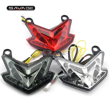 

LED Integrated Tail Light Turn Signal For KAWASAKI Z125 2016-2019, Z800/ NINJA ZX-6R 2013-2018 17 Motorcycle Brake Lamp Blinker