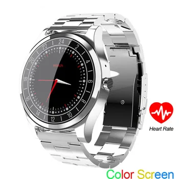 

Smart Watch DT19 Luxury Full stainless Steel Smartband Support Bluetooth Call Remind Music Camera for Men Works business