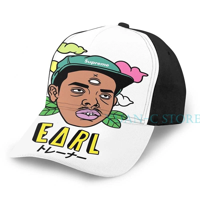 Толстовка Earl баскетбольная Кепка для мужчин и женщин модная черная шляпа унисекс с принтом