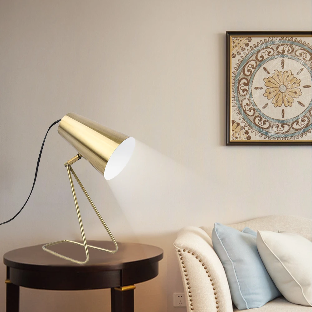 Настольная лампа E14 Современный Железный Настольный светильник для гостиной, офиса, кабинета, чтения