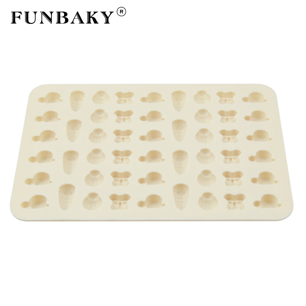 FUNBAKY детский день DIY силиконовая форма бабочки улитки в форме насекомого формочки