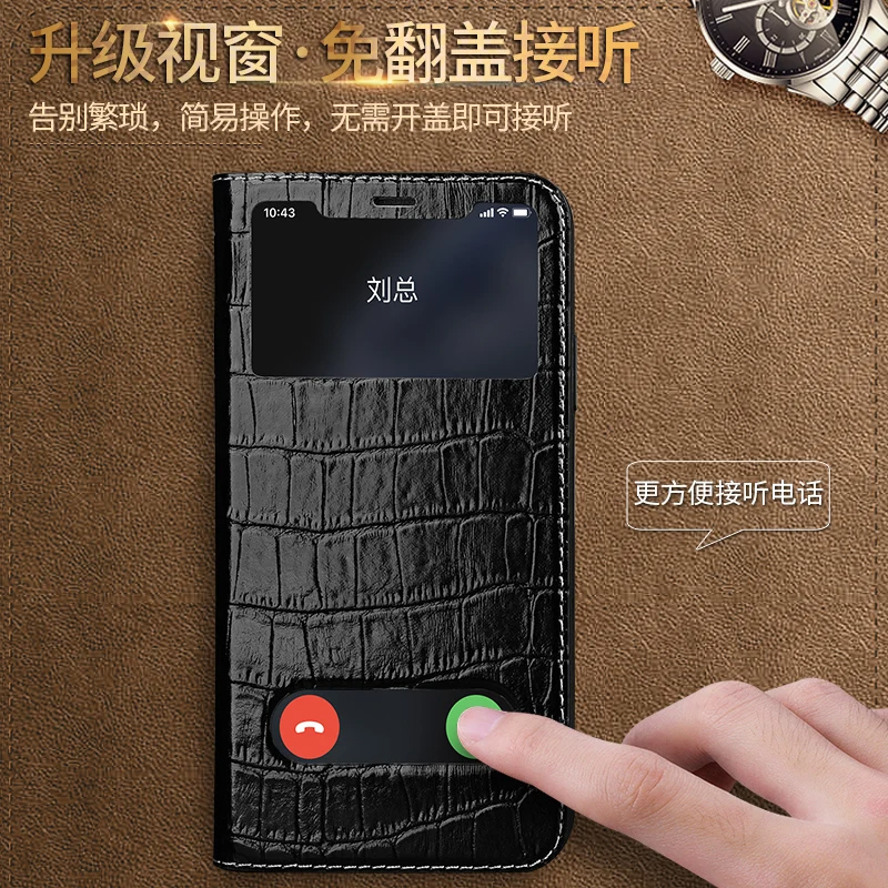 Подходит для Apple iPhone 11 PRO Max бизнес мода высокого класса крокодиловая кожа