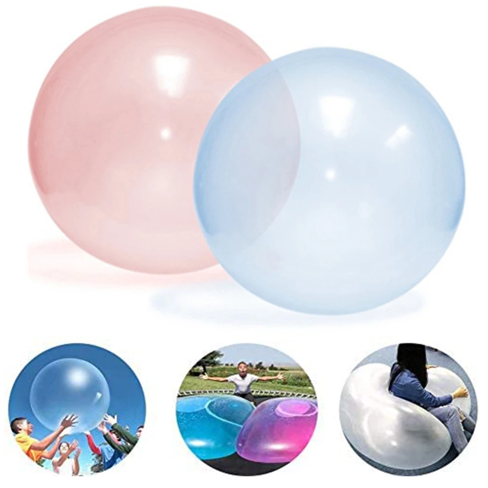 Toys Balloon-Toy Ball-Games Bubble-Ball Blow-Up Air-Water-Filled Soft Outdoor Inflatable