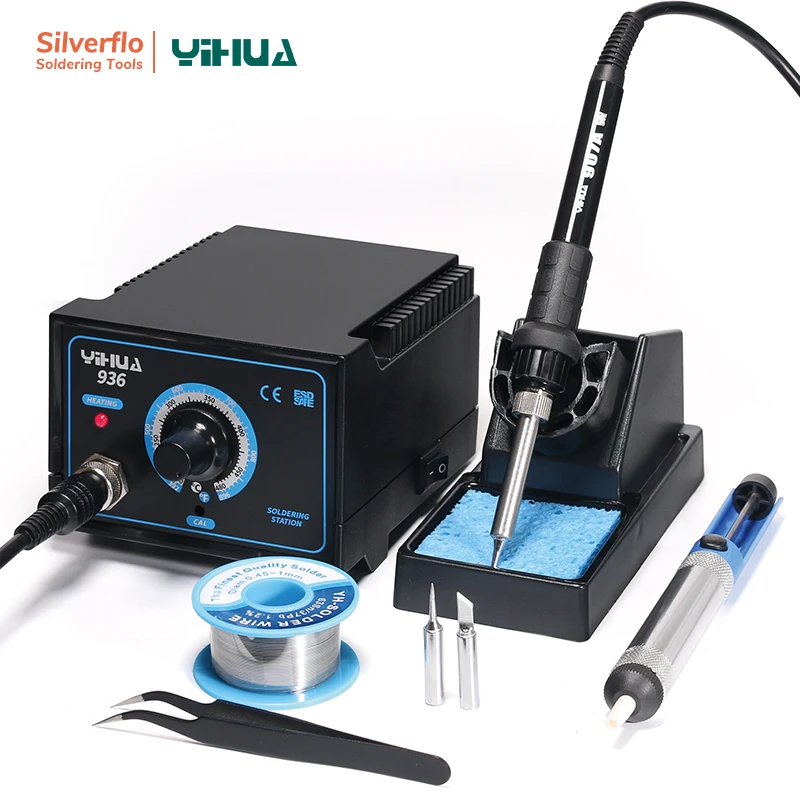 Паяльная станция YIHUA 939D + C/F паяльная с регулируемой постоянной