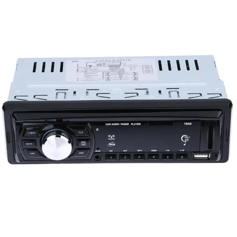 12V 3.5mm Car Stereo Radio AUX Audio MP3 Music Player USB FM Receiver Remote Control Multimedia Player In-dash Single 1 Din