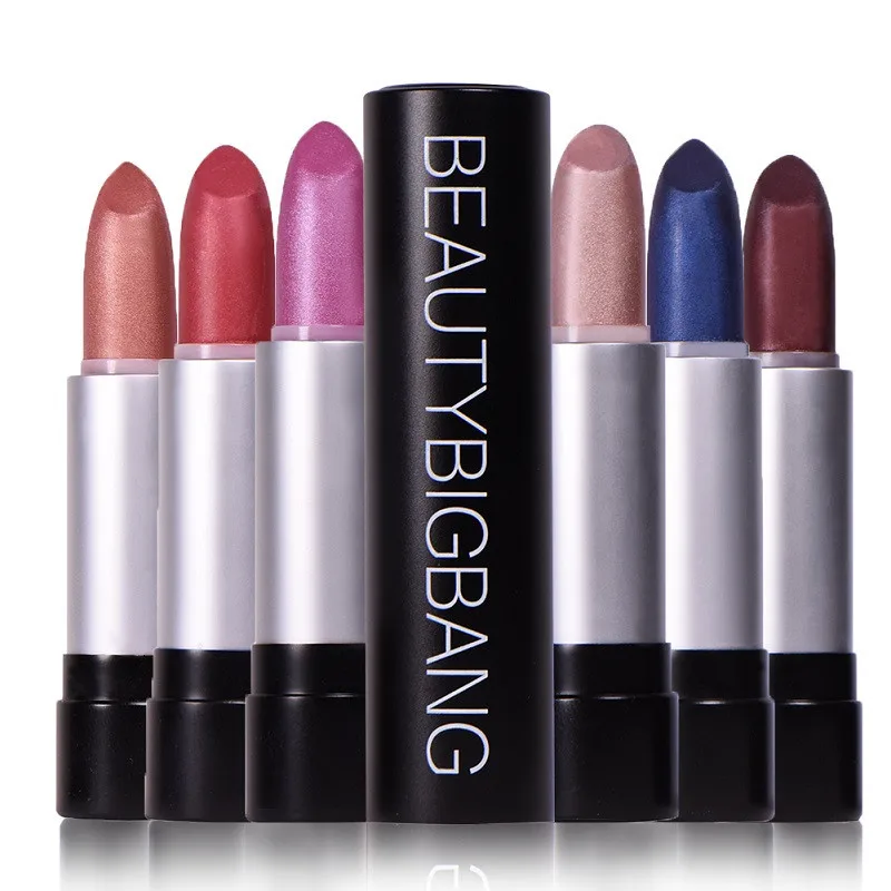 Goede BeautyBigBang Matte Lipstick Waterproof Make Up Cosmetica Pigment 12 Kleuren Langdurige Metallic Lip Stick Batom