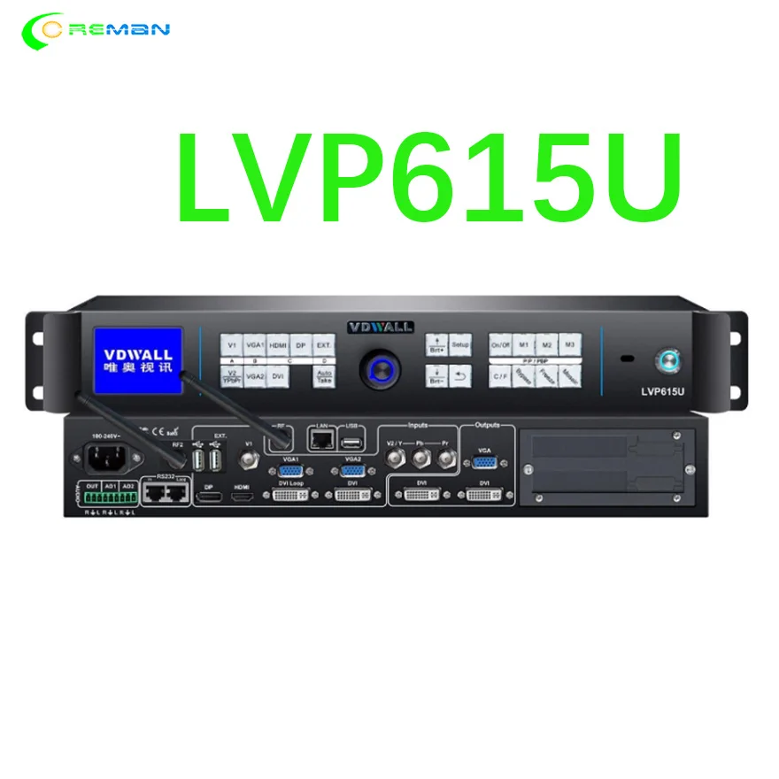 VDWall LVP615/LVP615S/LVP615D/LVP615U видеопроцессор wifi USB 2K 4K процессор A6000 LVP609 LVP919 LVP909 светодиодный настенный