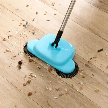 

Stainless Steel Sweeping Machine Hand Push Type Magic Broom Dustpan Set Household Flooring Dust Sweeping Mop
