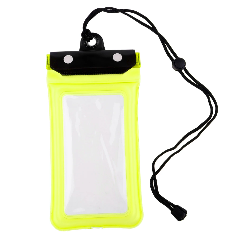 Double Locked Waterproof Phone Case Pouch Cover Holder Swimming Dive Dry Bag Fits Most Smart Phones up to 6.0