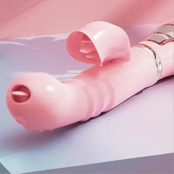 12 Mode 3 In 1 Vibrators for Women Vibrating Anal Tongue Licking Clitoris Stimulator G Spot Massager Erotic Sex Toys for Women 3