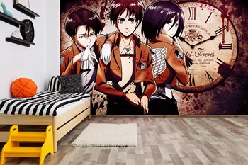 

[Self-Adhesive] 3D Attack On Titan 183 Japan Anime Wall Paper mural Wall Print Decal Wall Murals Belly