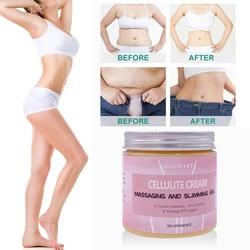 200g Abdomen Fever Massage Cream Oil and Weight Loss Balancing Cream Cellulite Slimming  Body Fat Reduction Massage Cream