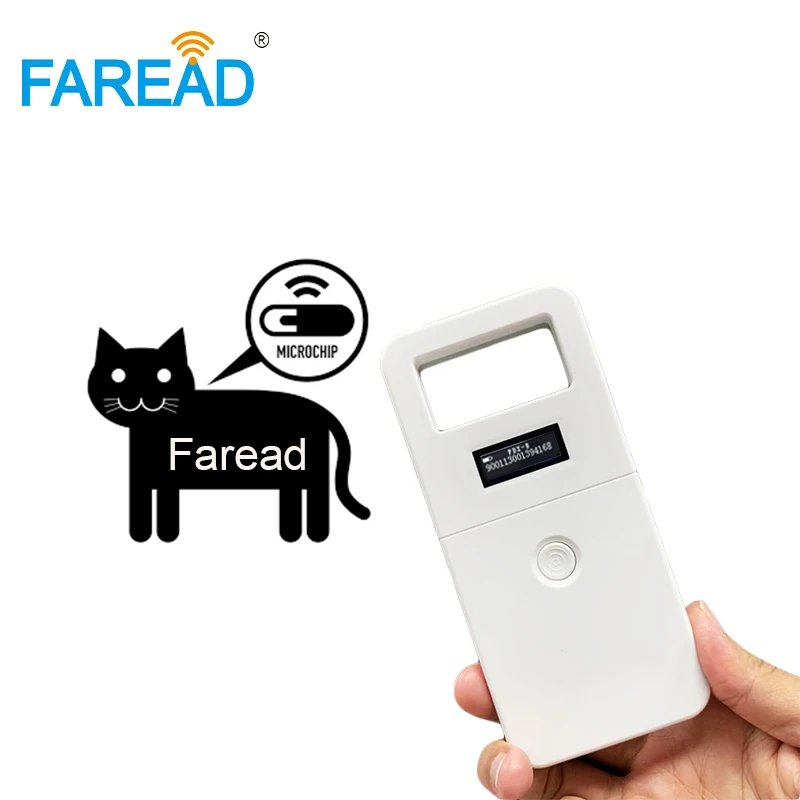 

ISO11784/785 FDX-B microchip Animal ID reader rechargable mini pet chip scanner for dog,cat,horse