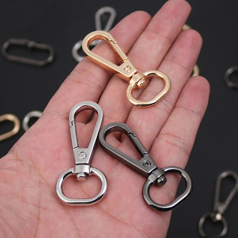 

10PCS Alloy Metal Bags Strap Buckles Lobster Clasp Dog Buckle Swivel Trigger Clips Snap Hook DIY Accessories Bag Handbag Hook