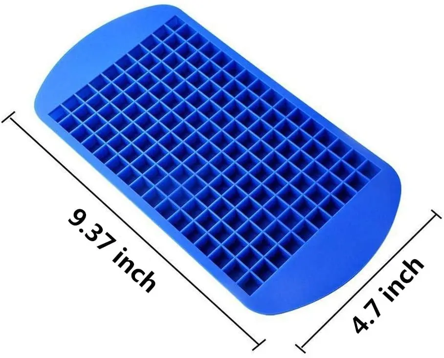 3 Sets 160 Grids Ice Tray Mini Silica Gel Ice Tray Small Ice Chocolate Mold 