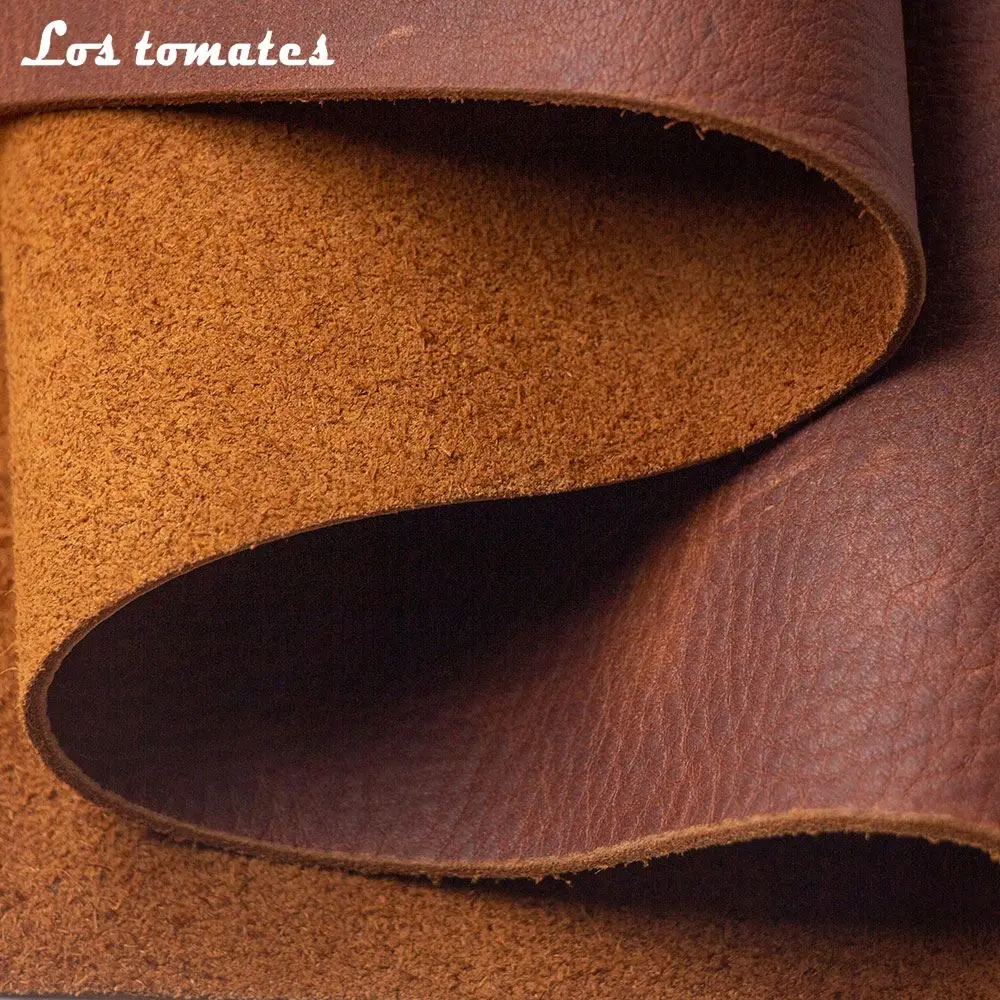 Natural vintage brown real Cow Skin Leather soft cowhide cow skin tanned Genuine Leather for Diy Leather Craft Bag Shoes