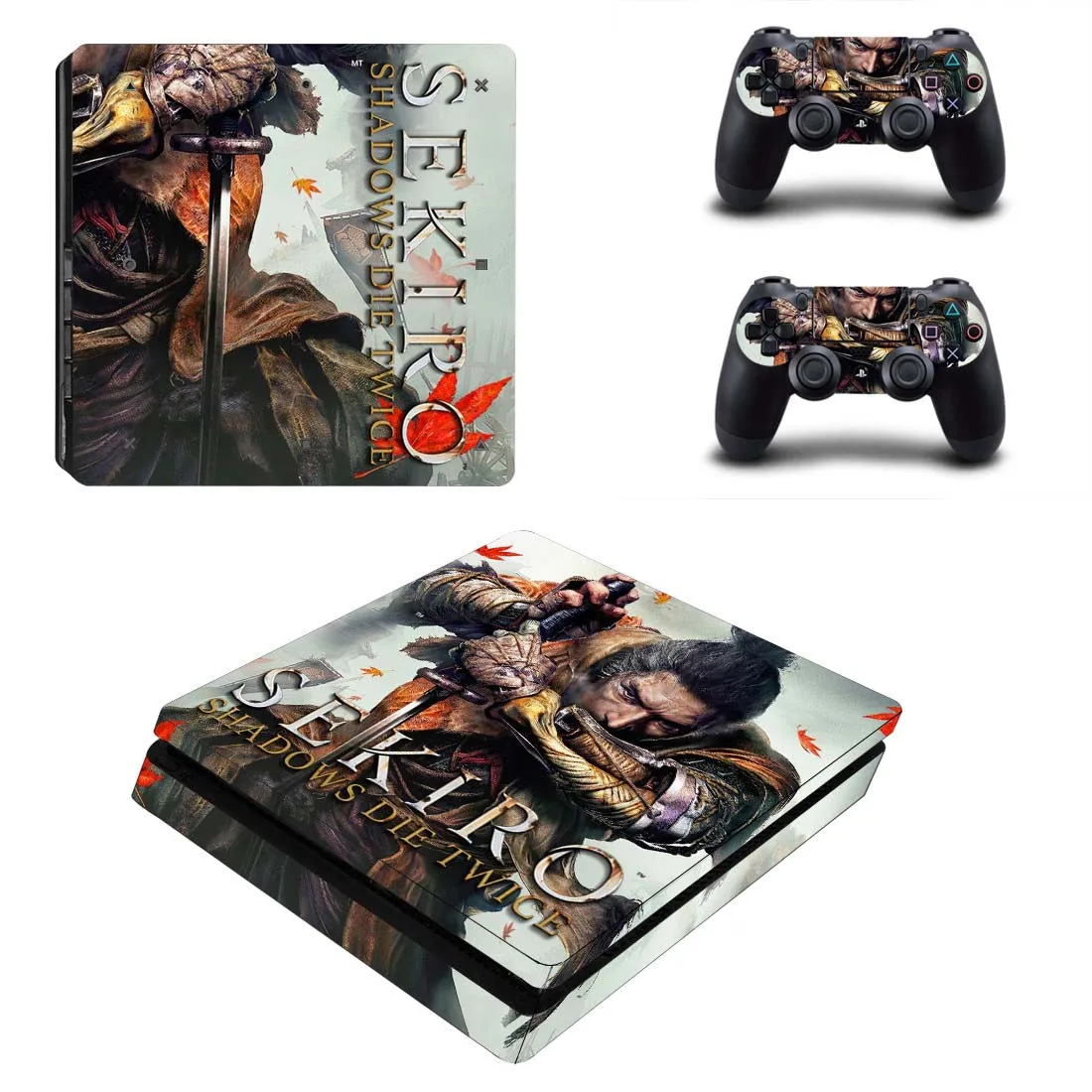 SEKIRO: Shadows Die Twice PS4 тонкие наклейки PS 4 Play станция 4 тонкий стикер кожи для playstation 4 тонкая консоль и контроллер