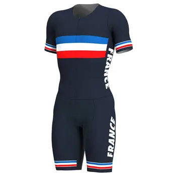 

FRANCE Cycling Skinsuit Pro race fit Bicycle clothing suit Maillot Ciclismo breathable Triathlon sportswear Ropa De Ciclismo