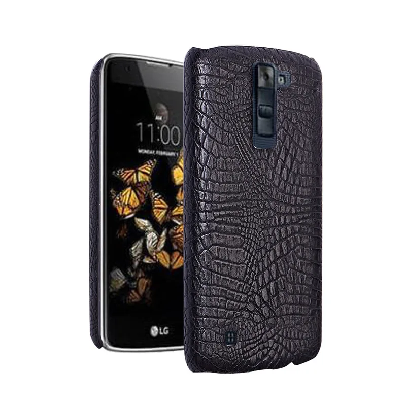 Чехол для LG K8 2016 чехол с твердой кожей крокодила LGK8 K 8 K350E K350N K350 Phoenix 2 5 0|Бамперы| |