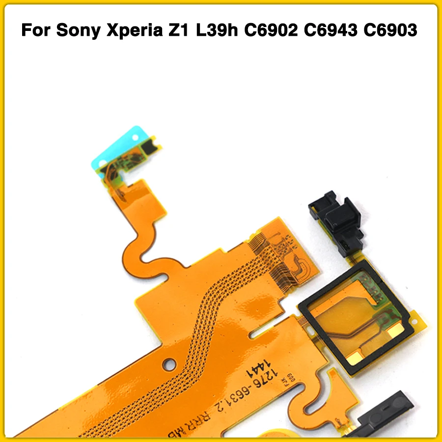 Материнская плата и мощность громкость микрофон гибкий кабель для sony Xperia Z1 L39h C6902