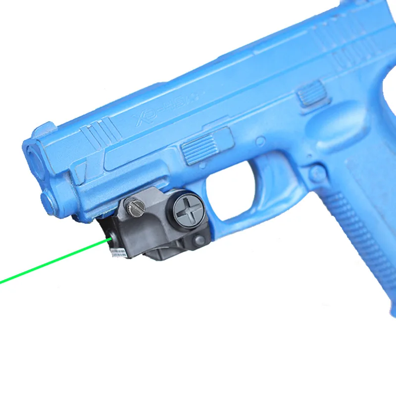 Laserspeed МИКРО лазерный прицел указка зеленая Красная точка лазерный прицел Пикатинни установленный Глок лазерный прицел для sig p238 - Цвет: green laser