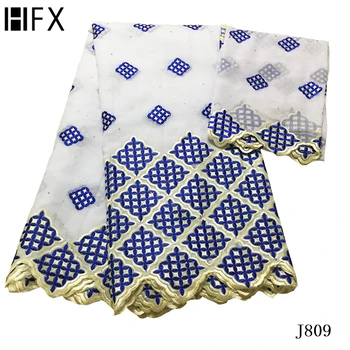 

HFX Swiss Voile Lace In Switzerland Dry Lace Fabrics High Quality Cotton Lace Fabric Embroidery Lace Material for Dress Y809