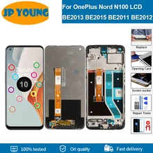 Écran tactile LCD de remplacement avec châssis, 10 Touches, pour OnePlus Nord N100, BE2013, BE2015, BE2011, BE2012, Original=