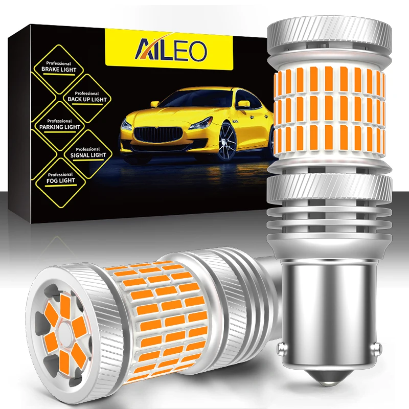 Светодиодная лампочка AILEO 2x 1156 BA15S P21W BAU15S PY21W Light Canbus 62 SMD Volkswagen Audi BMW Светодиодная лампочка AILEO 2x 1156 BA15S P21W BAU15S PY21W Light Canbus 62 SMD Volkswagen Audi BMW
