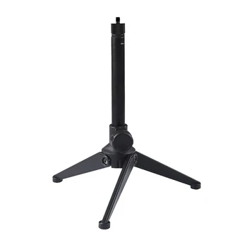 

PULUZ PU408 22cm Desktop Adjustable Tripod Stand Selfie Stick LED Ring Light Mount Holder for Live Broadcast for Action Sports