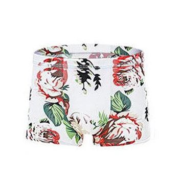 

Men Boy Breathable Underwear Boxer Briefs Shorts Bulge Pouch Underpants Trunks Men's Ice Silk Underwear Sexy Printed Seamless