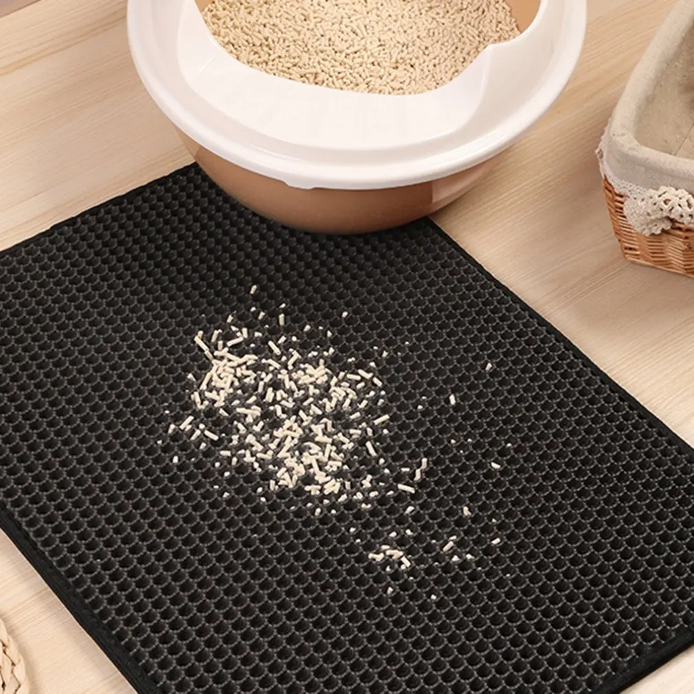 Double-layer Cat Sand Pad Cat Sand Cushion Household Pet Cushion EVA Material Washable Dog Pad Pet Supplies