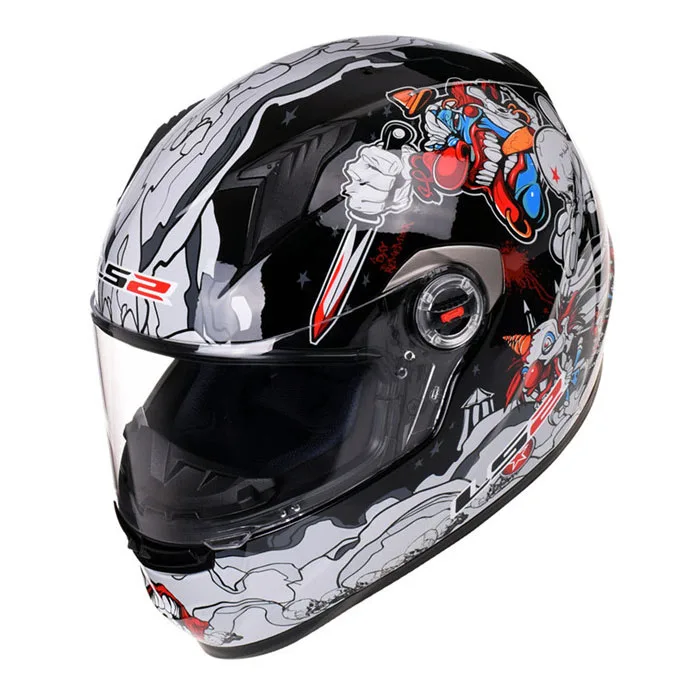 LS2 Полный мотоциклетный шлем гоночный шлем FF358 шлемы крушение моторный мотоцикл - Цвет: 21