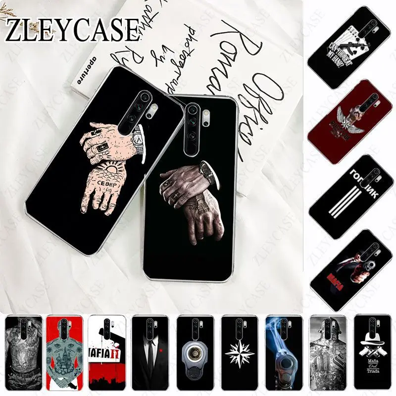 hot Soft Phone Case For xiaomi Redmi Note8pro note7 7 8 note9s mi8se mi9 mi10 mi9T mi note10 Cellphones Russian Mafia | Мобильные