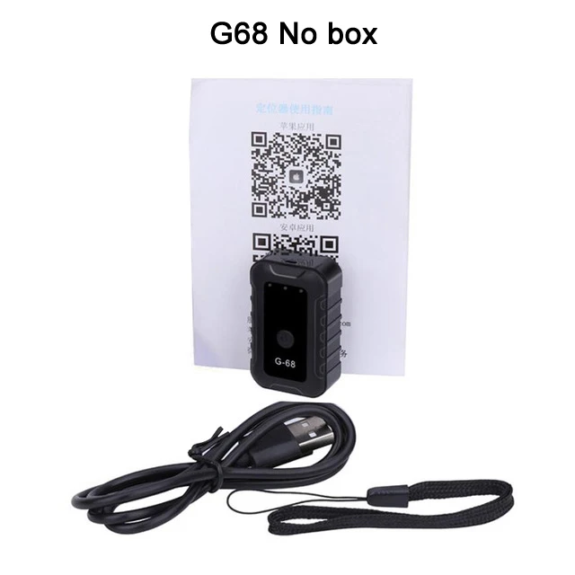 Gps SOS тревожная связь gps трекер навигатора G68 Автомобильный gps трекер gsm gps wifi трекер Магнитный умный gps трекер мотоцикл - Цвет: No box
