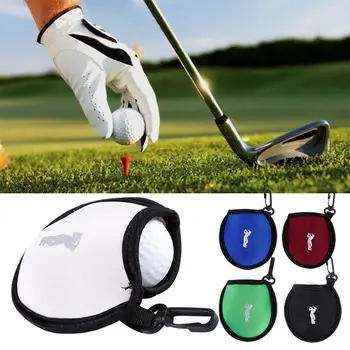 

Durable Nylon Travel Sports Golf Ball Pocket Golf Cover Gift Protect Golf Ball Bag Club Outdoor Waterproof Storage