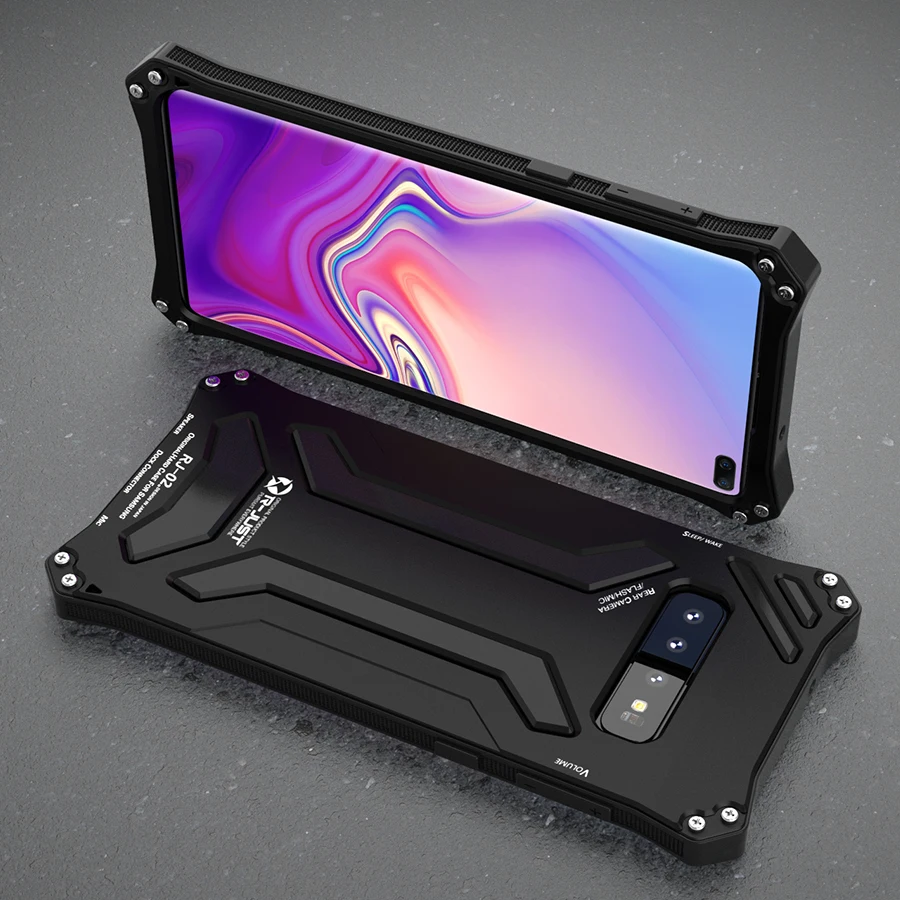 Для samsung S10 S10 Plus 5G Защитный металлический чехол для samsung Galaxy S8 S9 Plus Note 10 9 8 противоударный водонепроницаемый прочный Чехол