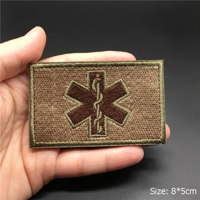 3D Tactical Patch Blood Type Group US ARMY Military Patches for Clothes Embroidered Badges Stickers on Backpack Stripes Applique 