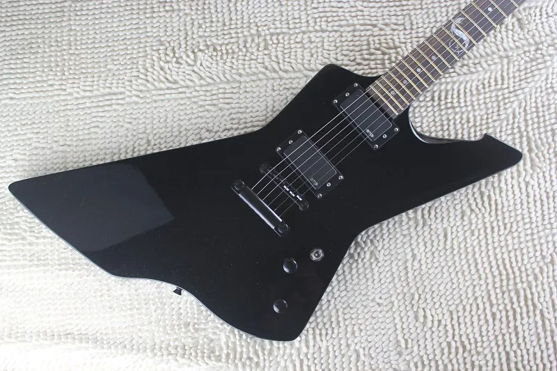Глянцевая черная KSG snakebyte james hetfield электрогитара палисандр гриф KSG змея explo гитара Китайский OEM гитара
