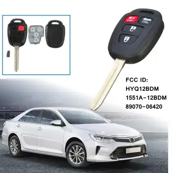 

4 Button Keyless Entry Remote Fob Uncut HYQ12BDM For for TOYOTA Camry 2012-2014/for TOYOTA Corolla 2014-2017 with H chip