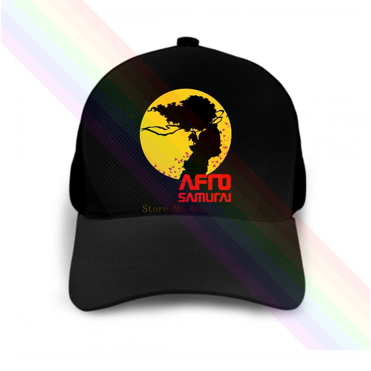 Afro Samurai Manga Anime Cartoon 2020 Newest Black Popular Baseball Cap Hats Unisex | Аксессуары для одежды
