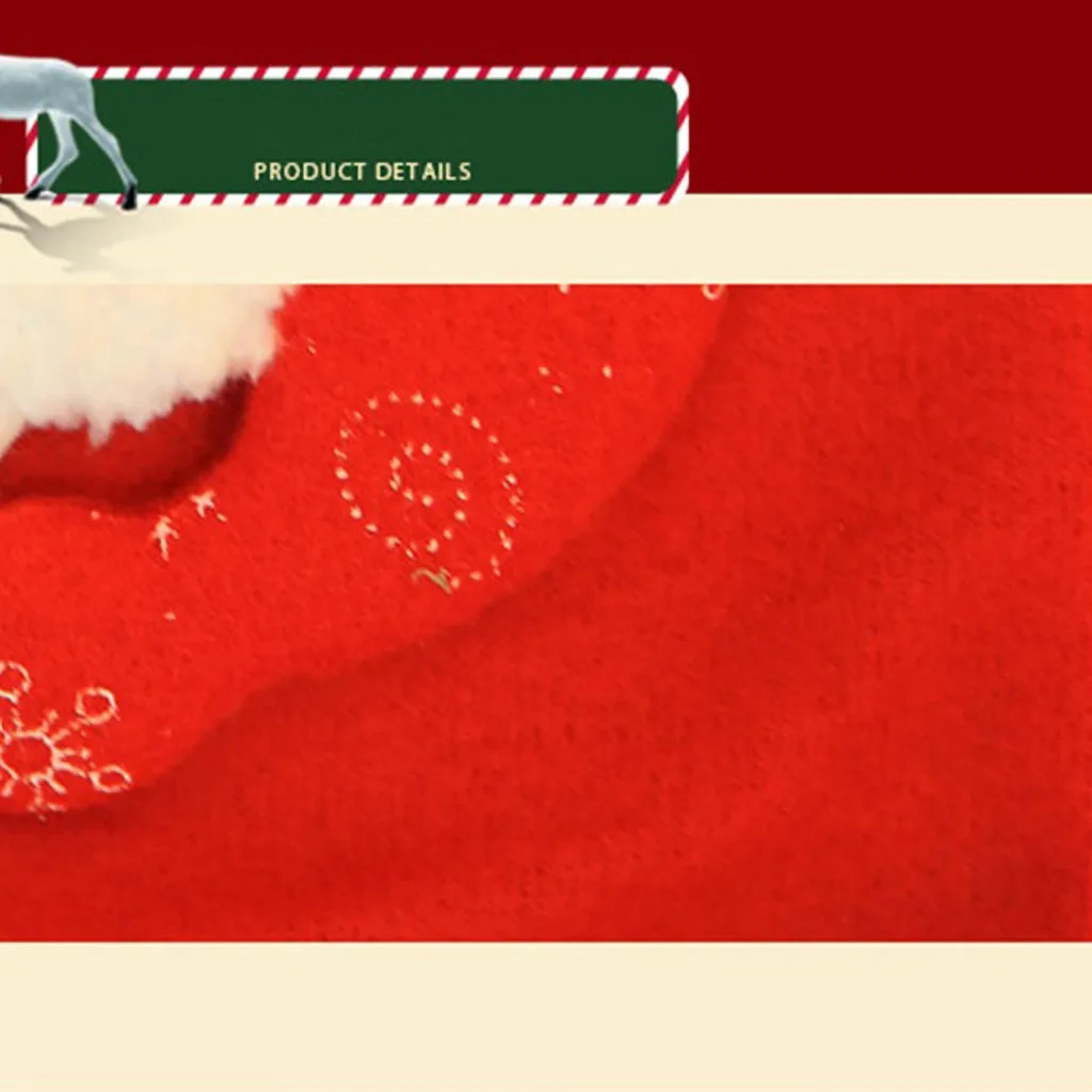Sleeper# P501 модная Рождественская красная мультяшная Конфета в виде снеговика, детская Подарочная сумка с карманом, подарок красного цвета