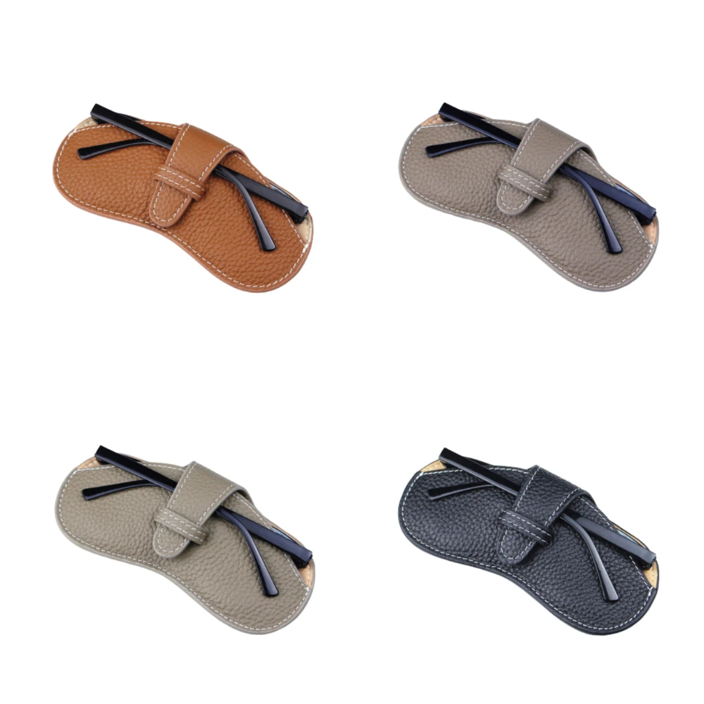 

Футляр для аксессуаров для очков, простой кожаный мягкий защитный чехол для хранения солнцезащитных очков