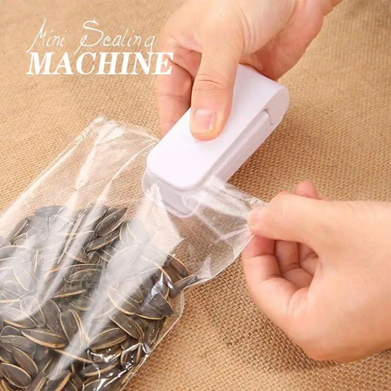 Mini Heat Bag Sealing Machine Package Sealer Bags Thermal Plastic Food Closure Portable Packing Kitchen Accessories | Дом и сад