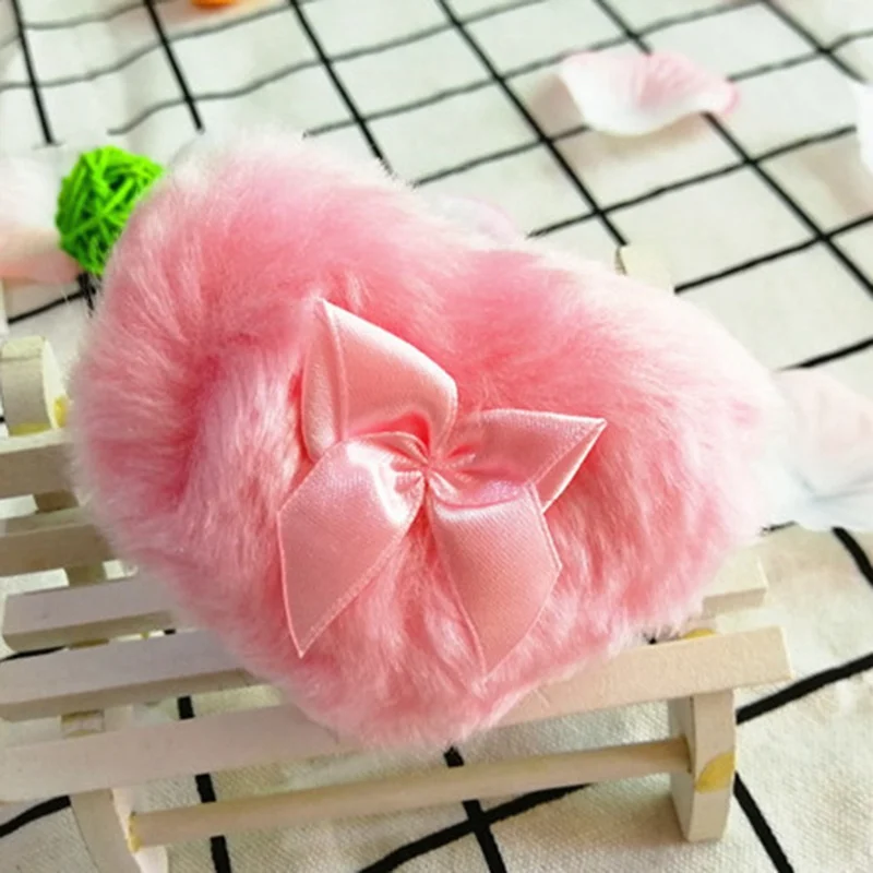 4210 pink 1 шт. профессиональная бабочка Косметическая ворсинок Порошковая губка для Talcum косметическая пудра для макияжа плюшевая пуховка для пудры - Цвет: 4210 pink