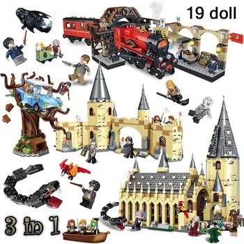 

Moive Series Hall Magic Castle Building Blocks Educational Toys Compatible Lepining Friends City Bricks