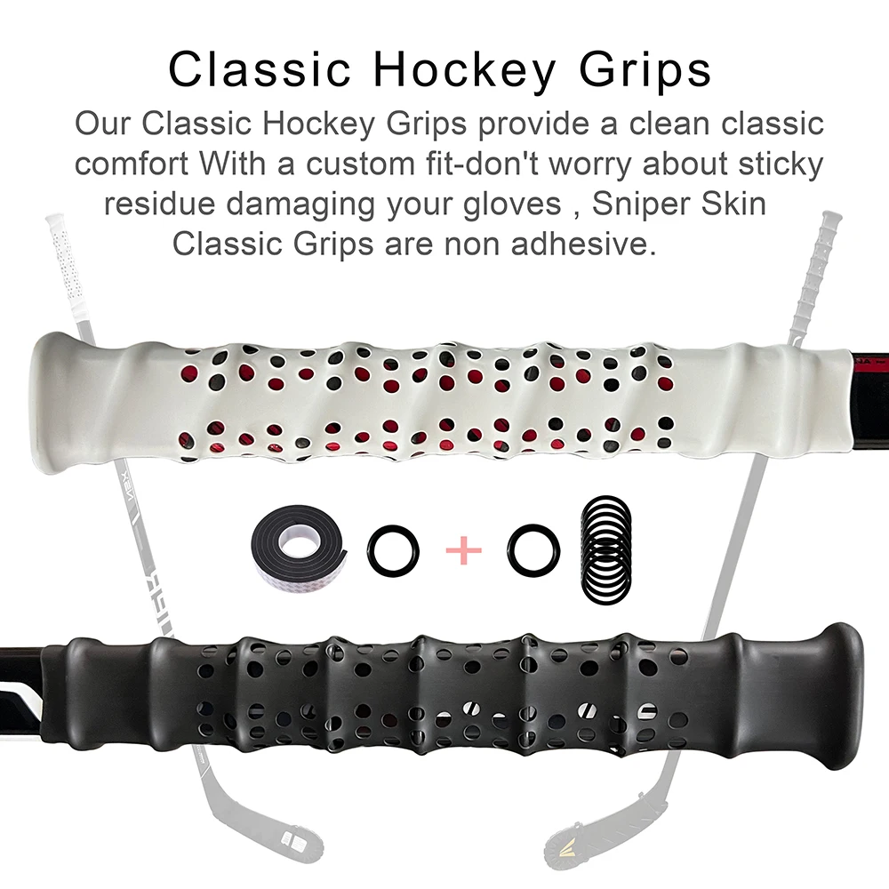 Ice Hockey Stick Grip With Anti Skid Holes Better Alternative To