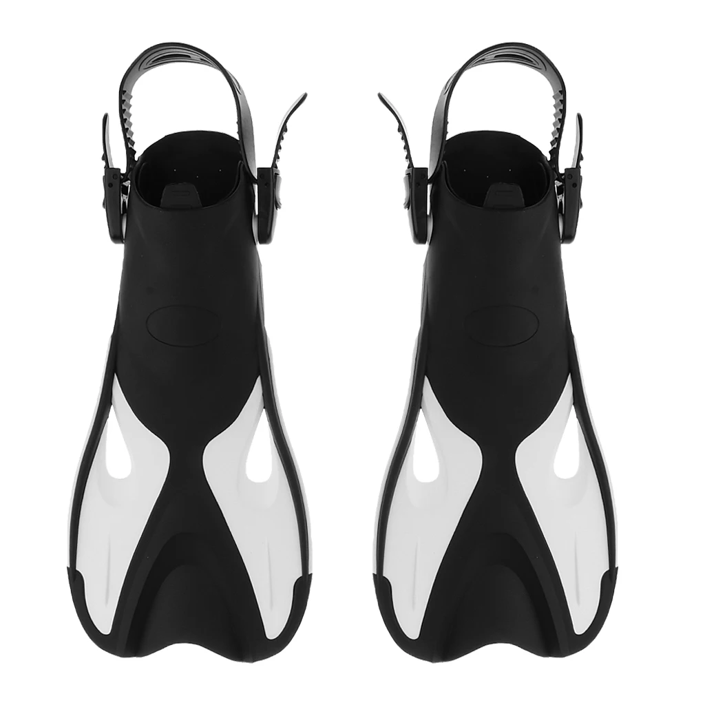 Adjustable Unisex Scuba Diving Flippers Fins Snorkeling Gear Swim Pool Training Gear Fins Shoes for Water Sports