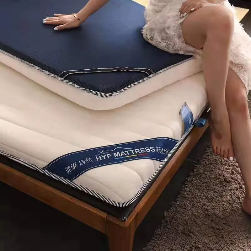 

Natural Latex Mattress New Knitted Memory Foam Latex Mattress Tatami Mat Thickness Mattress Single Soft Comfortable Bedroom Home
