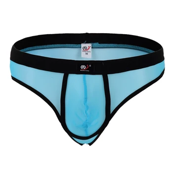 

Brand Underwear Thong Male Fashion Super Sexy Sheer mesh men g-strings thongs gay men thongs Underwear