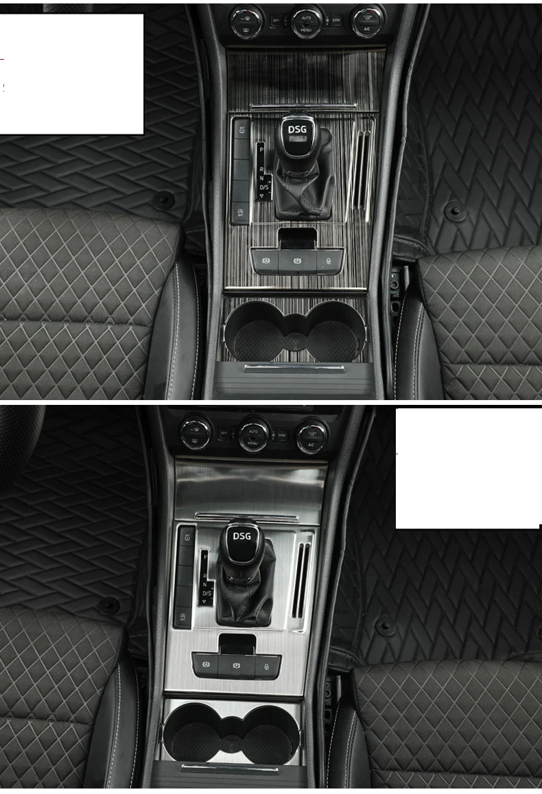 Lsrtw2017 Автомобильная панель кондиционера внутренняя дверная полоса планки для Skoda Superb интерьерные молдинги